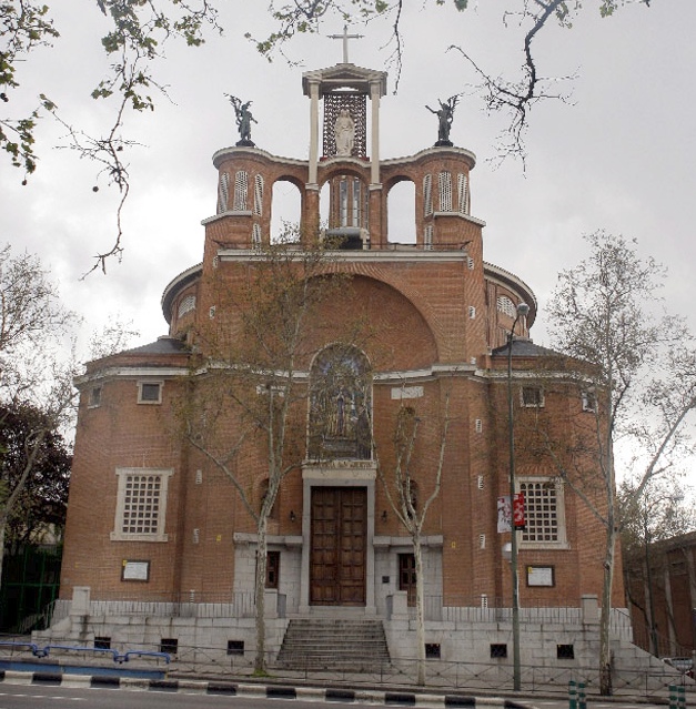 La moderna chiesa di sant'Agostino a Madrid