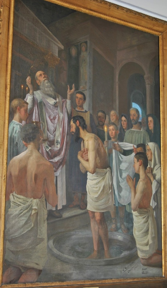Battesimo di Agostino a Milano