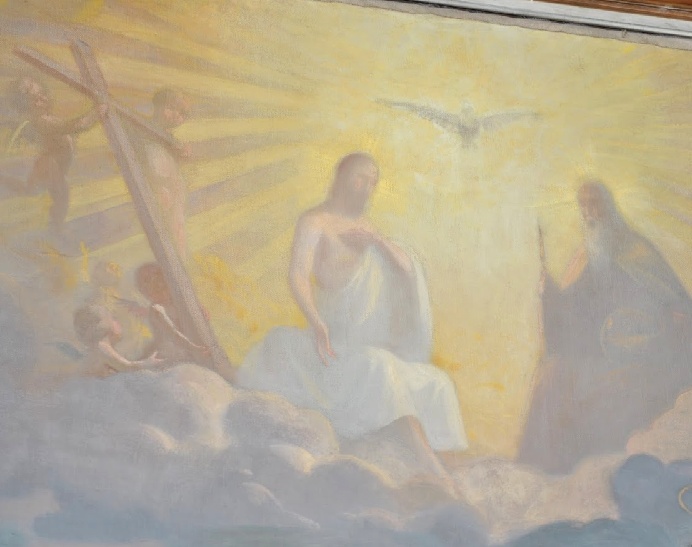 Particolare della Trinità