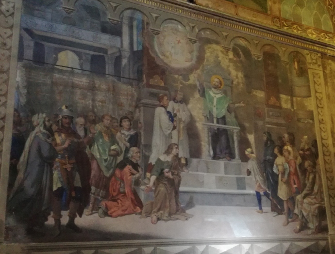 Agostino predica ai fedeli