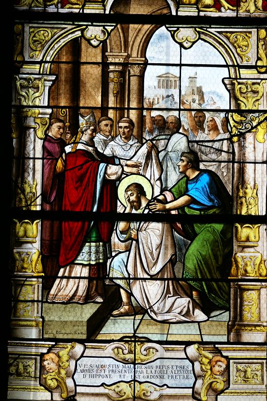 Agostino ordinato sacerdote a Ippona