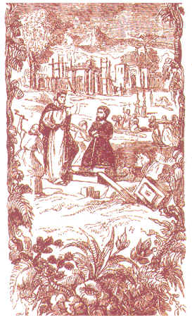 Agostino fonda monasteri in Africa, nella pubblicazione francese di in una Vita di sant'Agostino