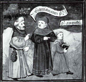 Agostino accompagnato a scuola: Breviario di Bedford alla Biblioteca Nazionale di Parigi lat. 17294