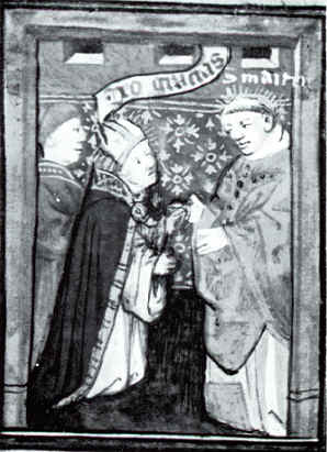 Valerio associa Agostino nell'episcopato: Breviario di Bedford alla Biblioteca Nazionale di Parigi lat. 17294