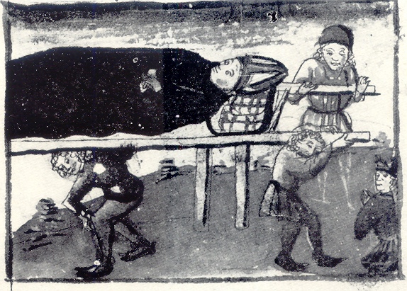Il miracolo di Savignone, immagine tratta dalla Vita sancti Augustini