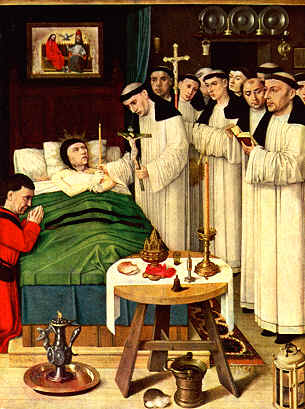 La Pala del Maestro di Bruges: Morte di Agostino alla National Gallery di Dublino
