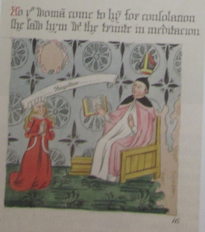 Agostino in estasi davanti alla Trinit non vede una vedova che lo supplica