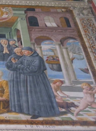 Agostino ritorna in Africa: dal ciclo di affreschi di Benozzo Gozzoli nella chiesa di sant'Agostino a San Gimignano