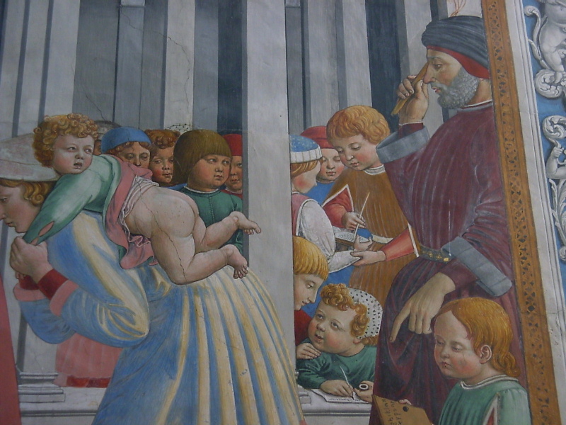 Agostino va a scuola: dal ciclo di affreschi di Benozzo Gozzoli nella chiesa di sant'Agostino a San Gimignano