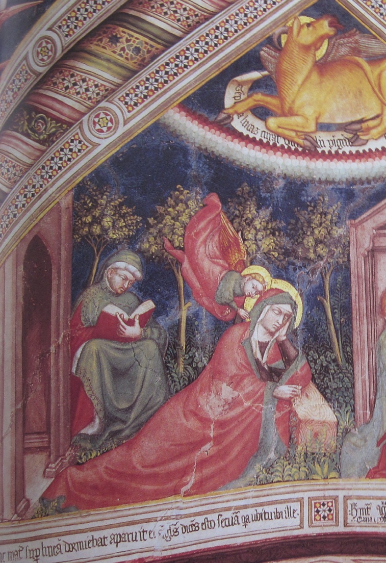 Il sogno di Monica: affresco di Ottaviano nelli a Gubbio
