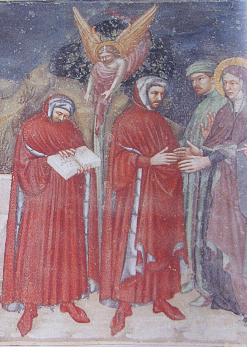 Tolle et Lege: affresco di Ottaviano nelli a Gubbio