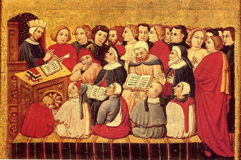 >Agostino insegna retorica