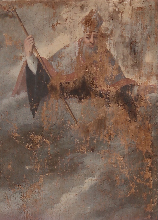 Agostino defunto appare nel pericolo a Francesco Gonzaga, duca di Mantova