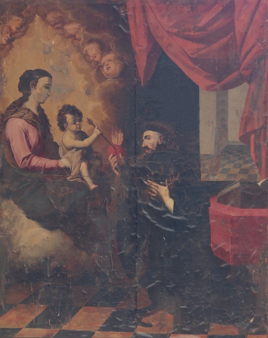 Agostino è ferito d'amore per il Cristo
