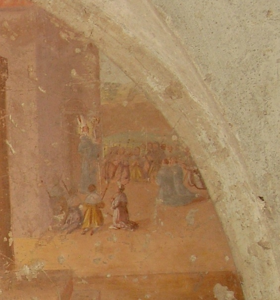 Agostino appare a Cava Manara a dei pellegrini in viaggio, foto di Marco Mariotti Paradisi con l'autorizzazione del proprietario signor Paolo Massini