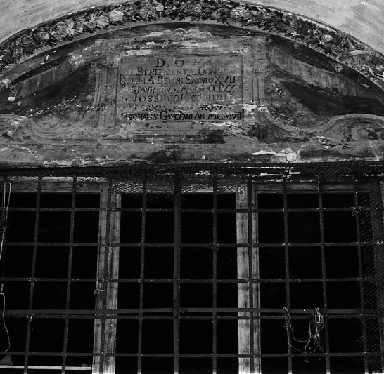 Memoria dei restauri dei dipinti