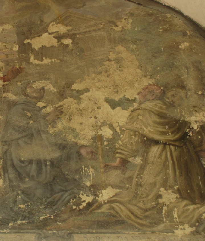 San Nicola da Tolentino e il miracolo dell'acqua: particolare della scena
