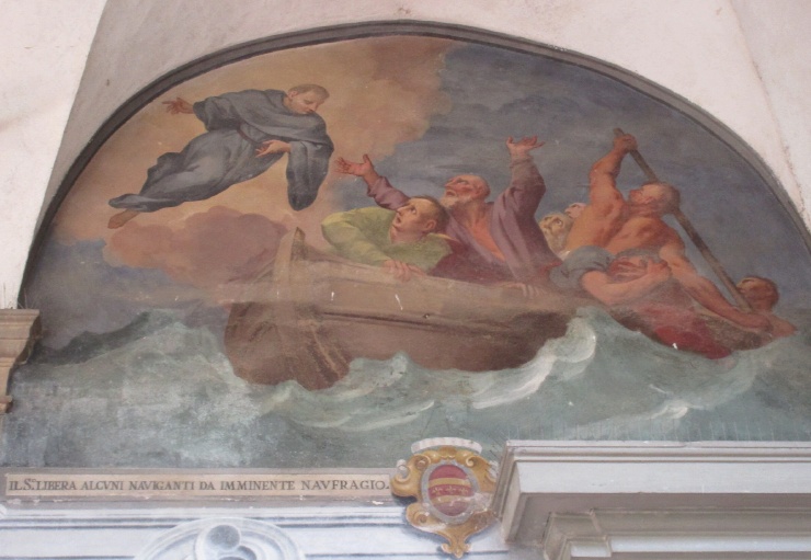 Giovanni da San Facondo salva dei marinai da un naufragio