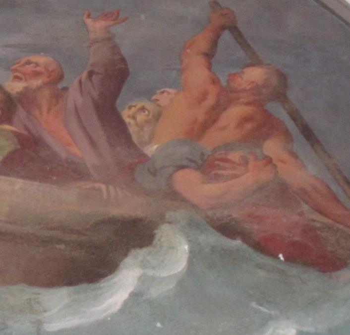 I marinai durante il naufragio si rivolgono a san Facondo