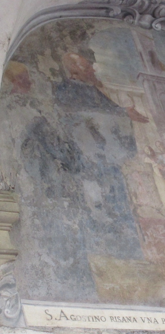 Sant'Agostino risana una piaga pericolosa per la salute di un infermo
