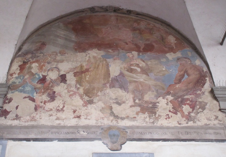 Sant'Agostino e sant'Ambrogio compongono il Te Deum