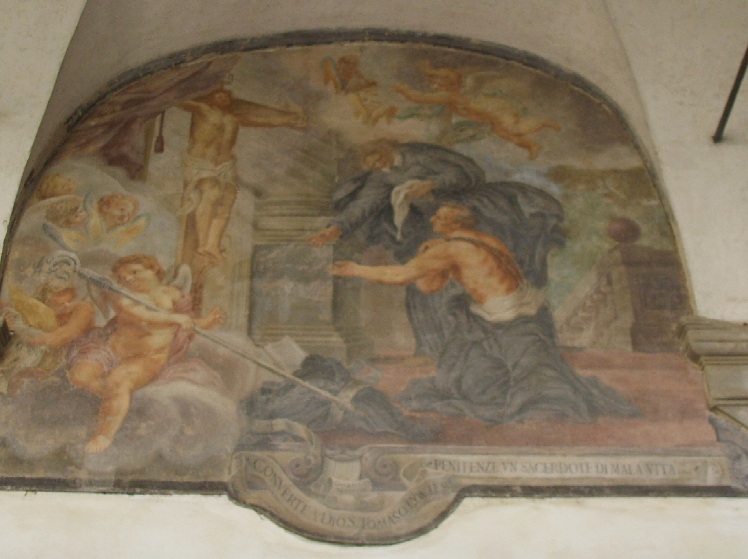 San Tommaso da Villanova converte un cattivo sacerdote