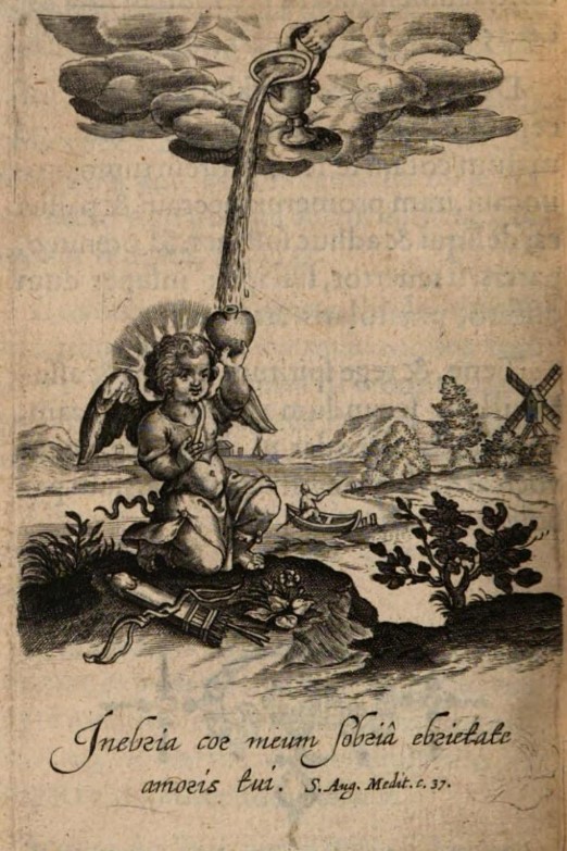 Il cuore di Agostino inebriato dall'amore di Dio