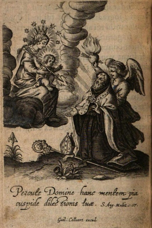 Agostino è ferito d'amore per il Cristo
