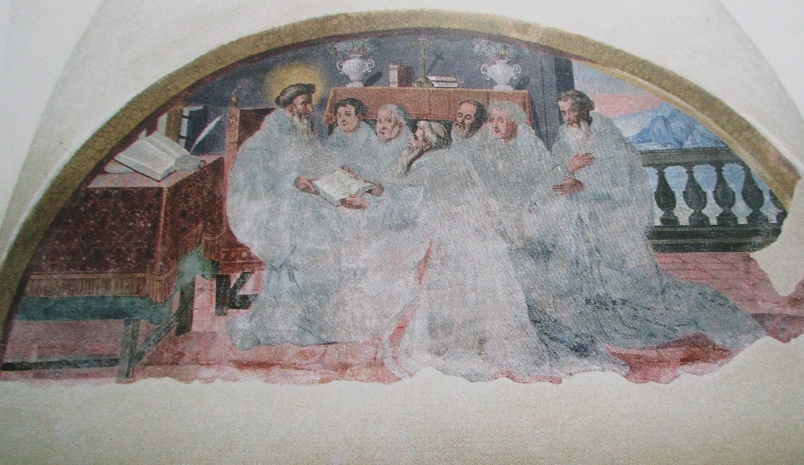 Agostino consegna la regola