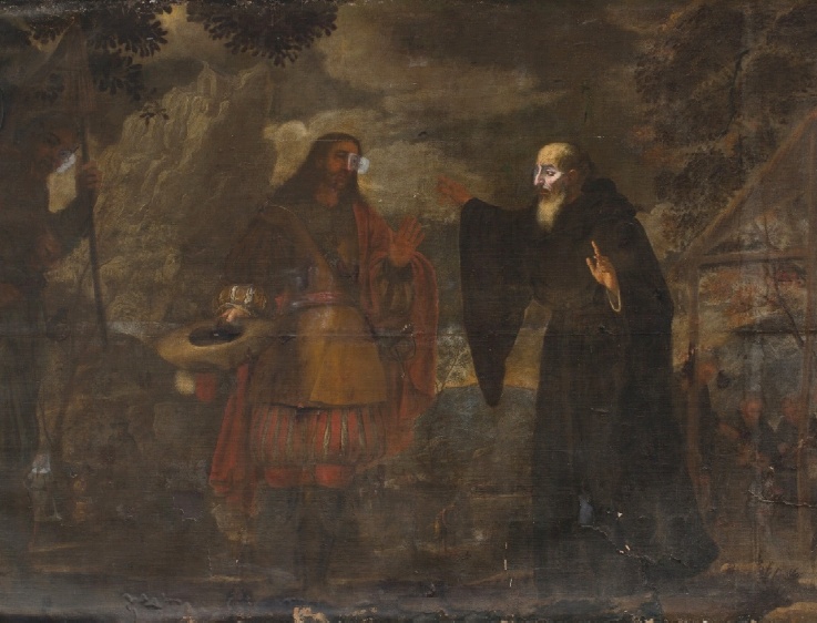 Agostino accoglie il Cristo pellegrino