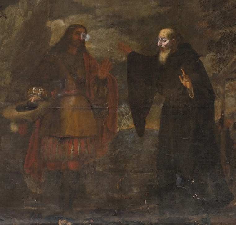 Agostino accoglie il Cristo pellegrino