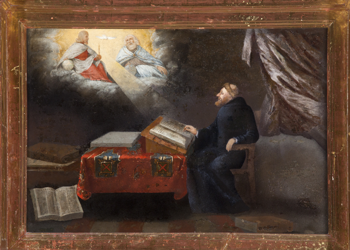 Agostino è rapito davanti alla Trinità