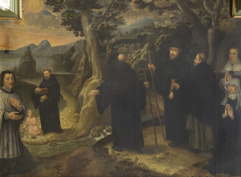 Agostino in visita agli eremiti del monte Pisano