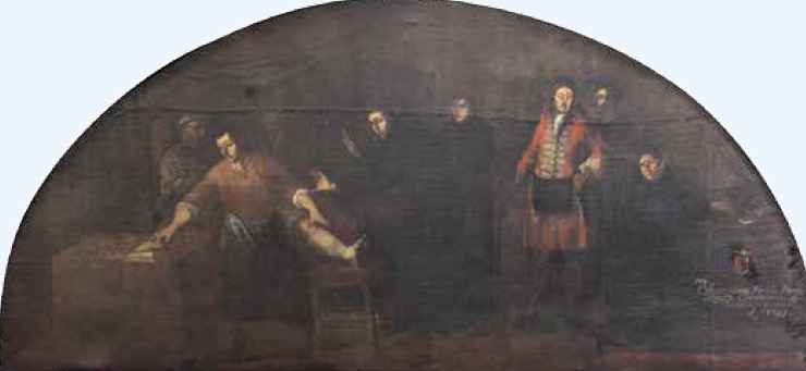 Agostino guarisce Innocenzio