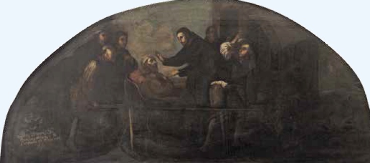 Agostino guarisce un malato