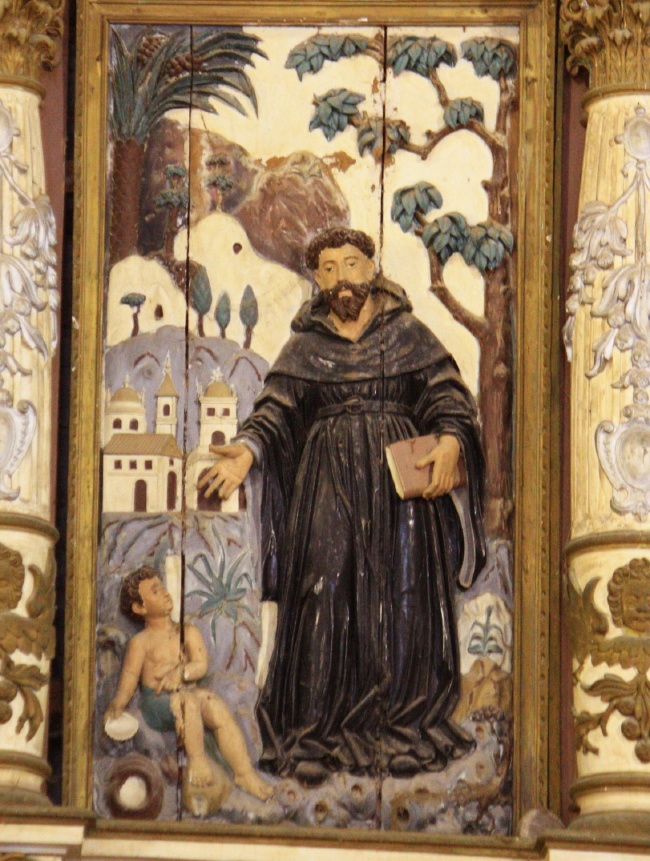 Agostino e il Bambino sulla spiaggia