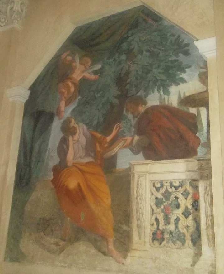 L'episodio del Tolle lege nel giardino di Milano nella chiesa di sant'Agostino a Milano