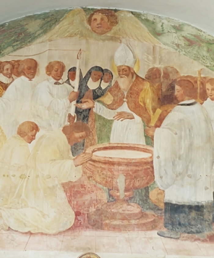 Il Battesimo di Agostino a Milano