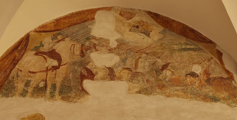 Agostino appare nel pericolo a Francesco Gonzaga, duca di Mantova