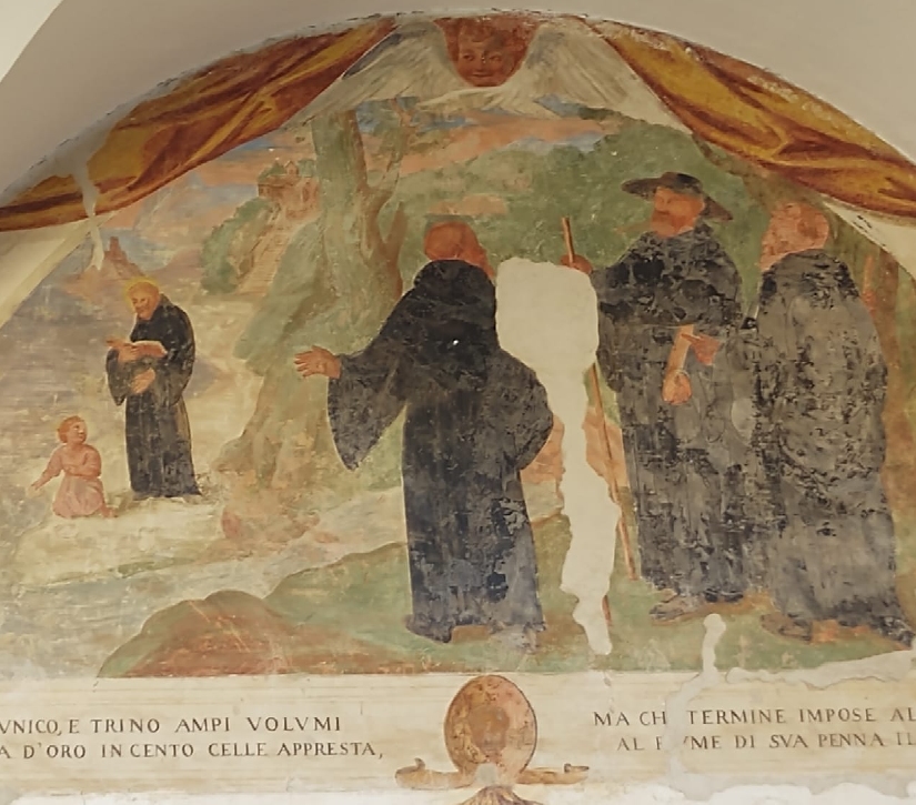 Agostino in visita agli eremiti del monte Pisano e il bambino in riva al mare