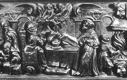 Agostino è rapito davanti alla Trinità