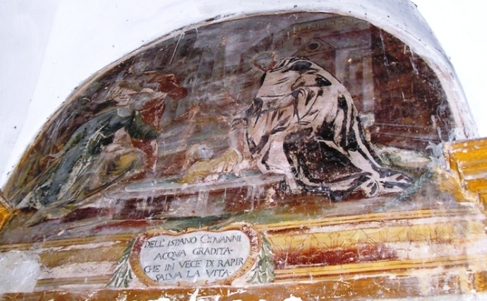 San Giovanni da Sahagun salva miracolosamente una giovane