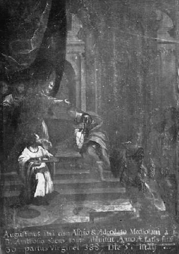 Il Battesimo di Agostino di Egidio Schor a Novacella. Secolo XVII