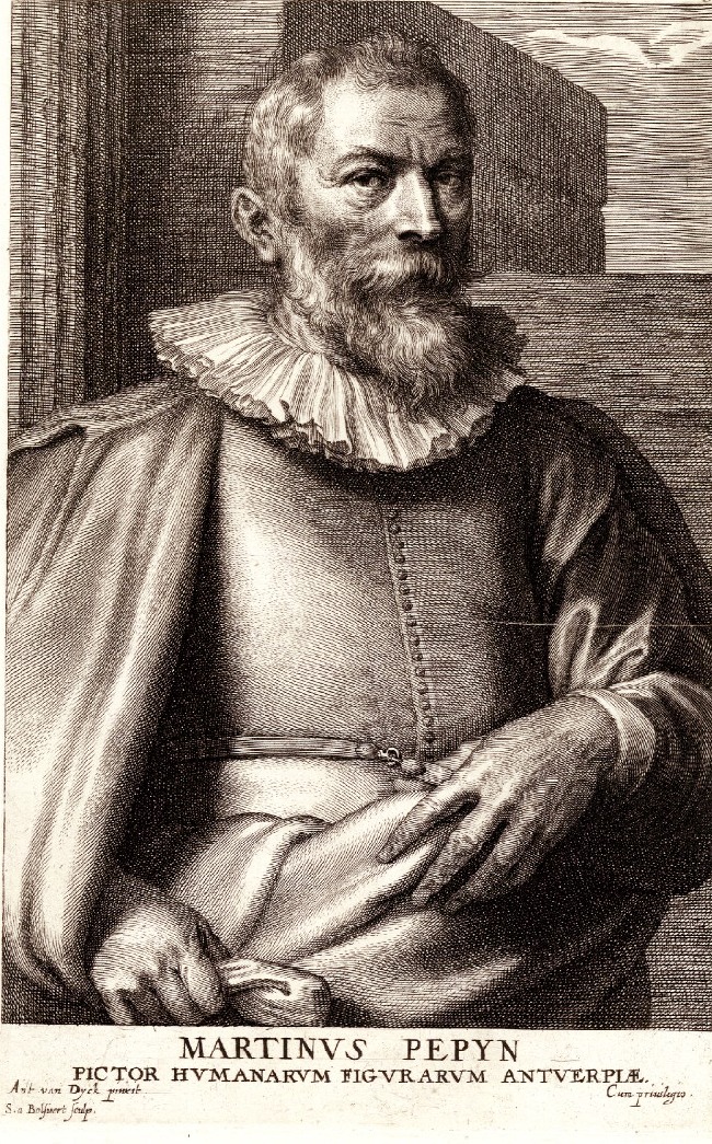 Stampa che raffigura Martinus Pepijn