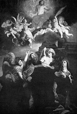 Agostino in estasi, opera di Erasmo Quellin (1635)