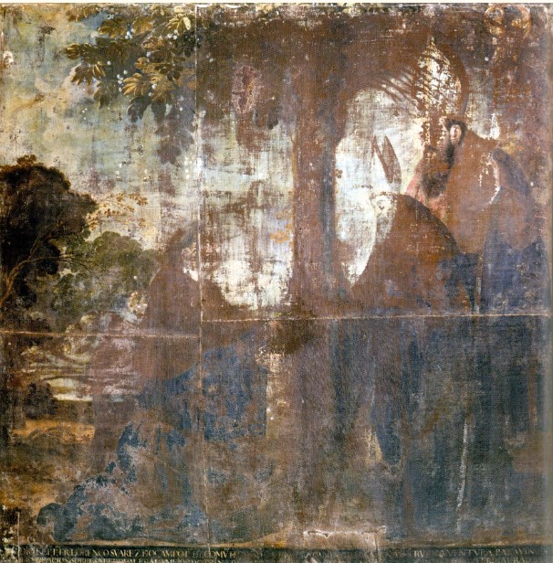 Agostino e san Bonaventura, opera di Miguel de Santiago nel convento agostiniano di Quito