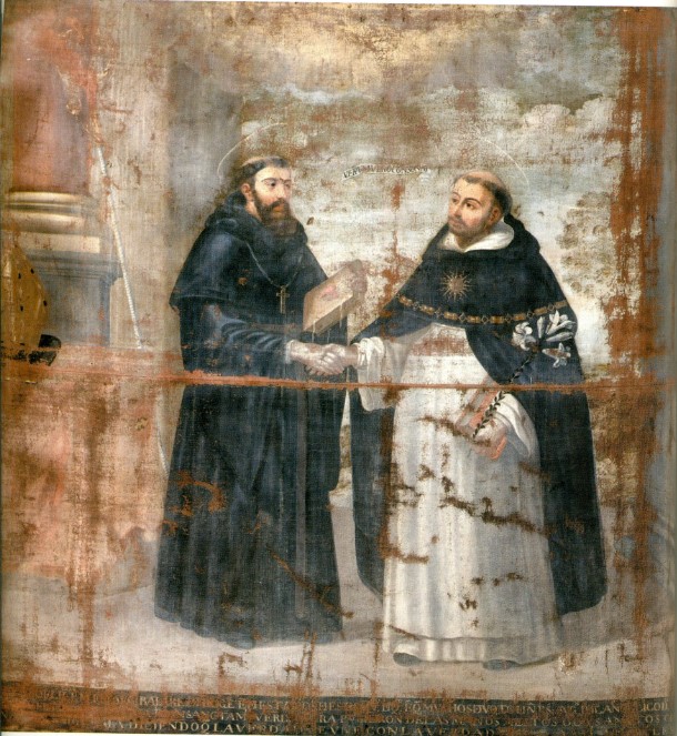 Agostino e san Tommaso, opera di Miguel de Santiago nel convento agostiniano di Quito