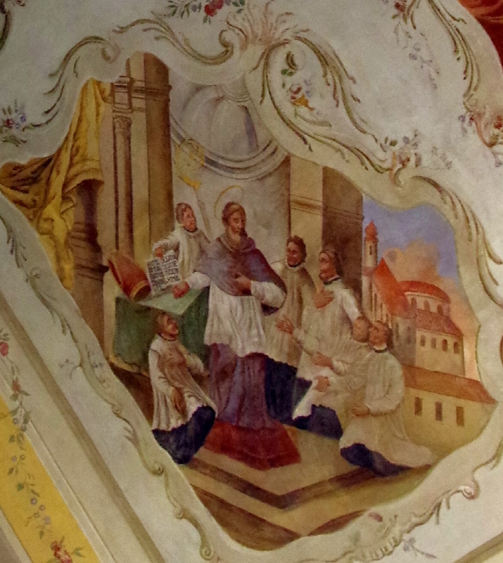 Agostino consegna la sua regola
