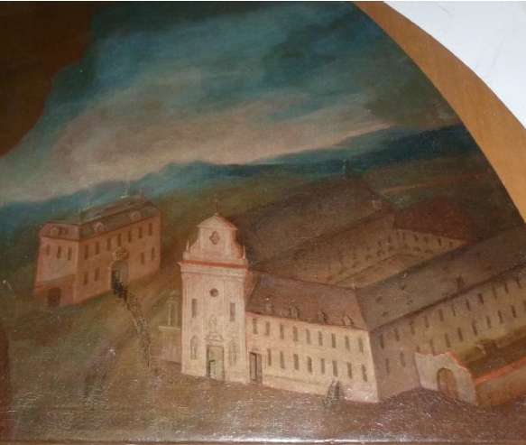 Immagine affrescata del monastero agostiniano di Havlíčkově Brodě