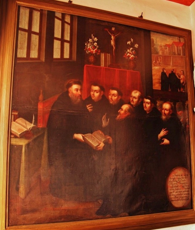 Agostino costruisce un monastero e dà la sua regola ai monaci